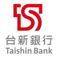 Logo of 台新國際商業銀行 TAISHIN BANK.