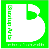 Logo of BlastUp Arts.