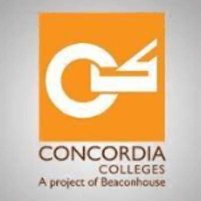 Logo of concordia college .