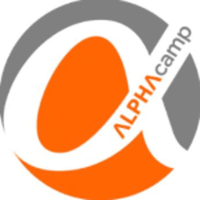 Logo of  Alpha Camp 全端網路開發課程.