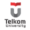 Logo of Telkom University.