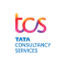 Logo of Tata consultancy services.
