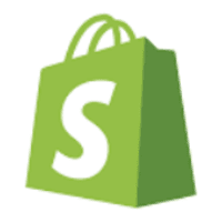 Logo of Shopify.