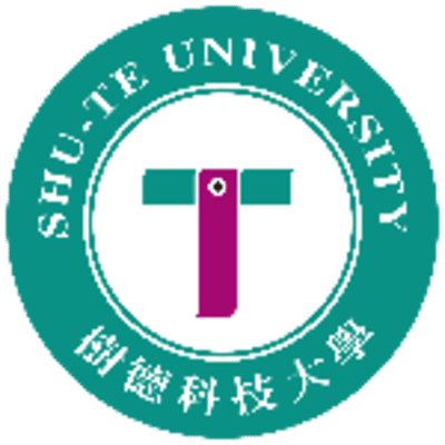 Logo of 樹德科技大學（Shu-Te University）.