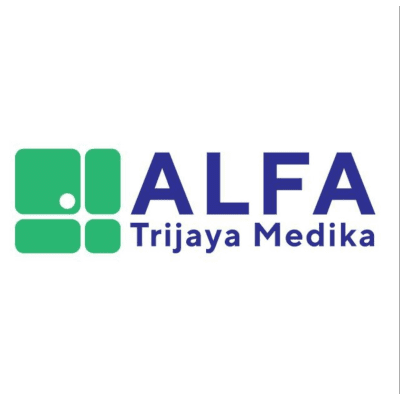 Logo of PT Alfa Trijaya Medika.