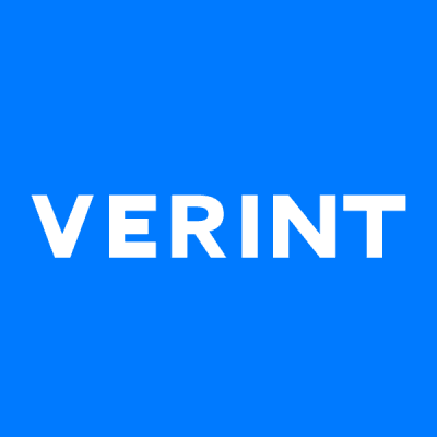 Logo of Verint.