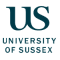 Logo of University of Sussex.