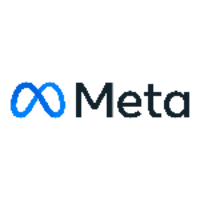 Logo of Meta.