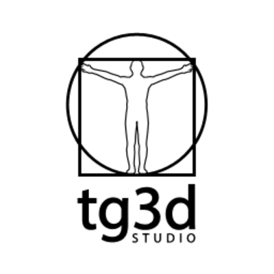 Logo of TG3D Studio.