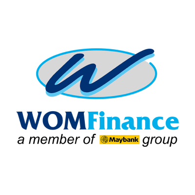 Logo of WOM Finance.