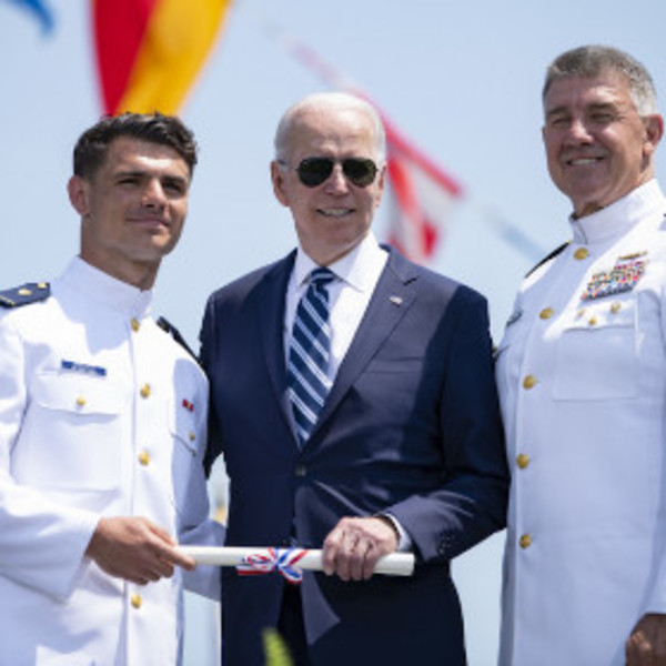 Joe biden calls on 2022 Naval Academy graduates to be defenders of democracy