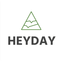 Logo of Heyday Fitness.
