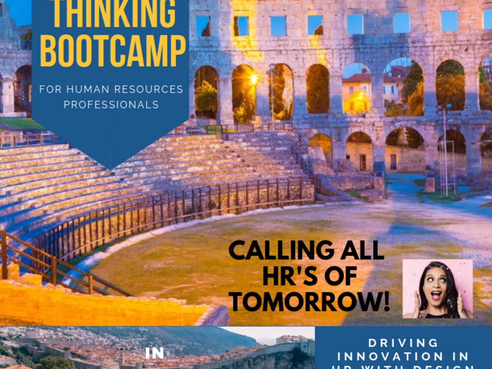 Cover of Design Thinking Bootcamp in Croatia.