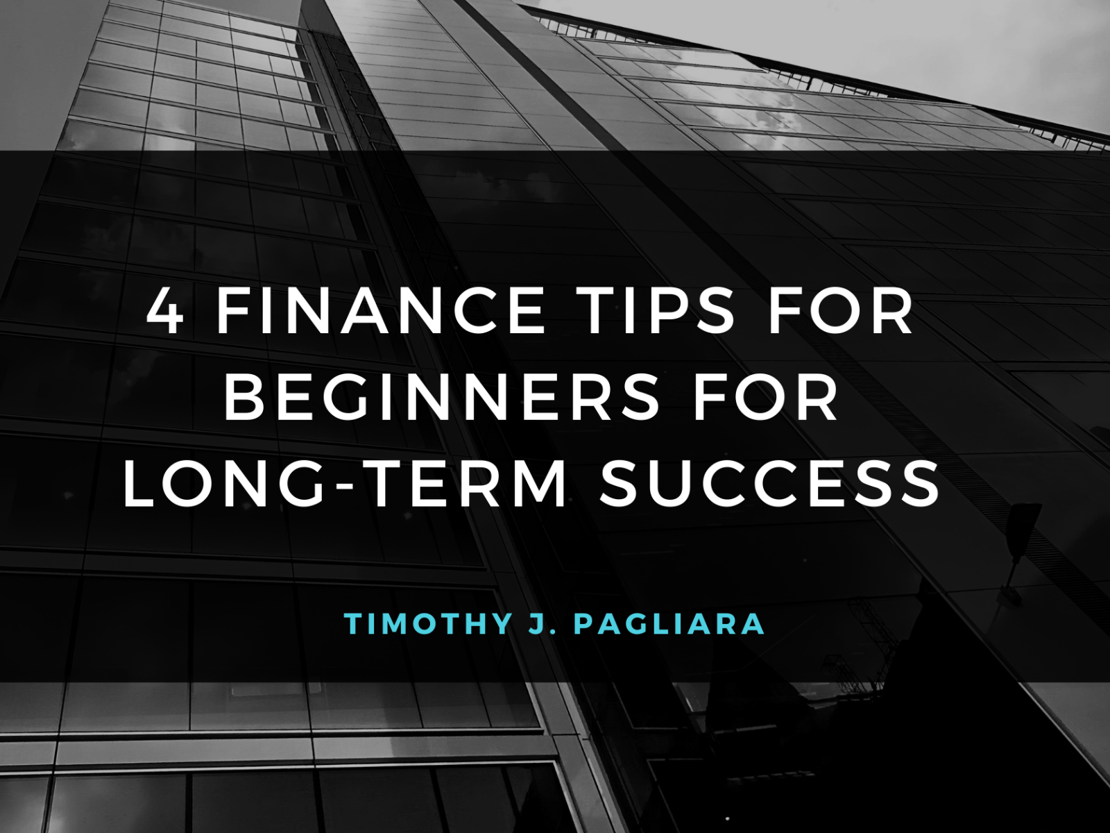 Cover of 4 Finance Tips For Beginners For Long-Term Success.