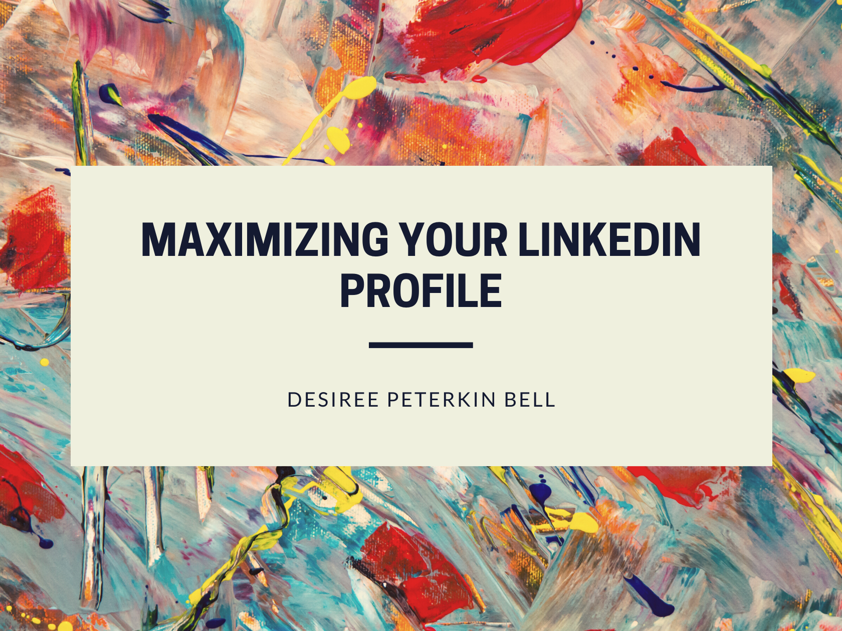 Cover of Maximizing your LinkedIn Profile.
