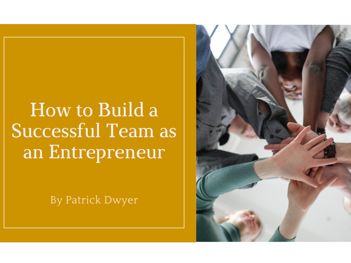 Cover of How to Build a Successful Team as an Entrepreneur.