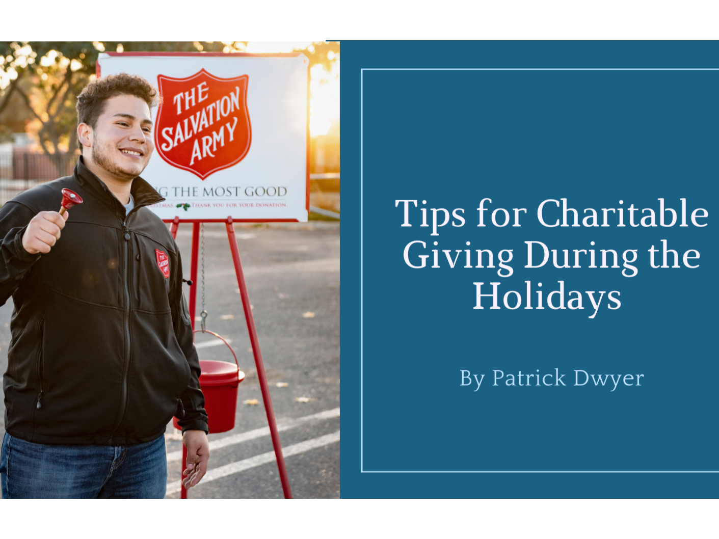 Cover of Tips for Charitable Giving During the Holidays.