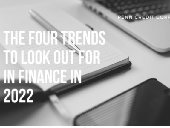 Cover of The Four Trends to Look for in Finance in 2022.