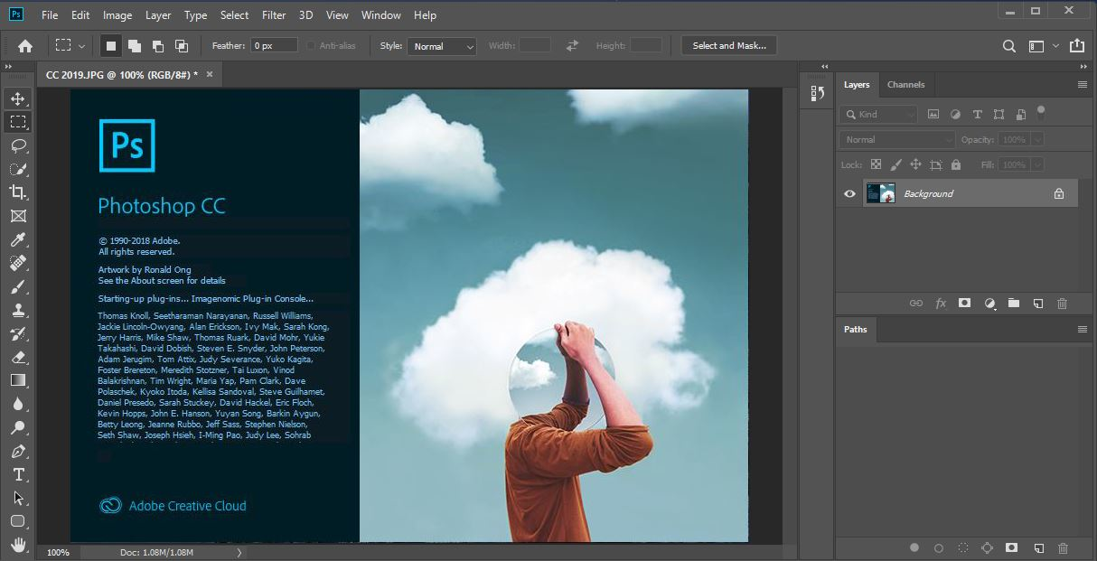 Cover of Photoshop 2022 (Version 23.0.2) Free Download (Fin.