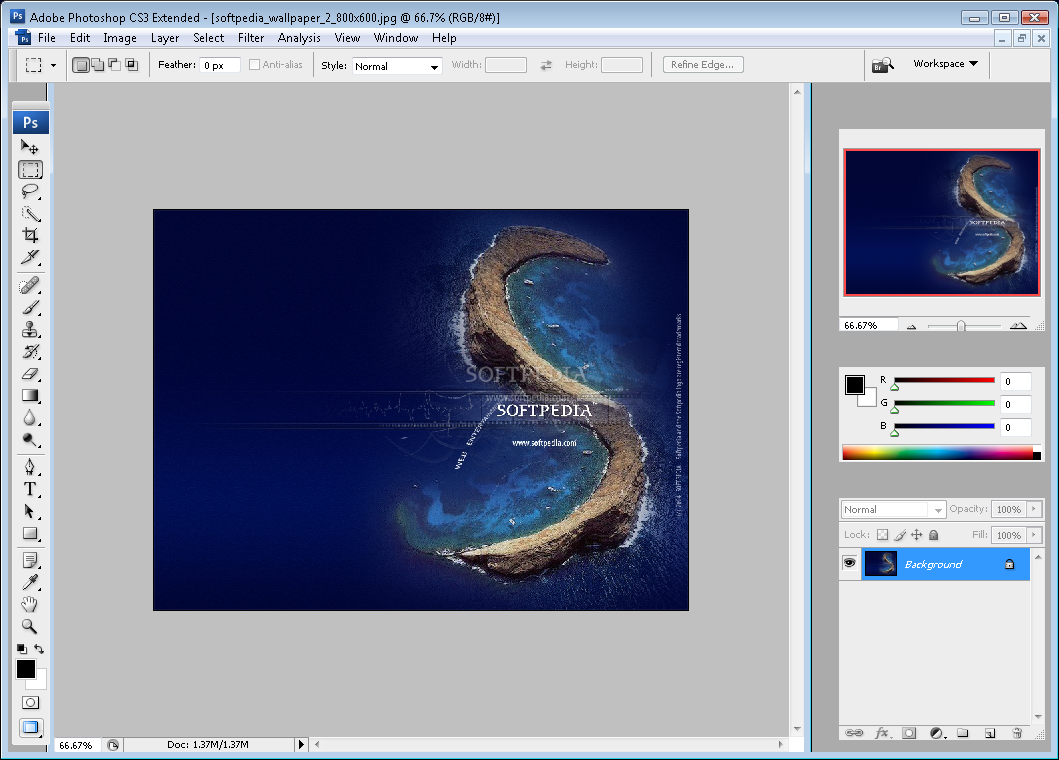 Cover of Adobe Photoshop CS3 crack exe file  [Win/Mac].