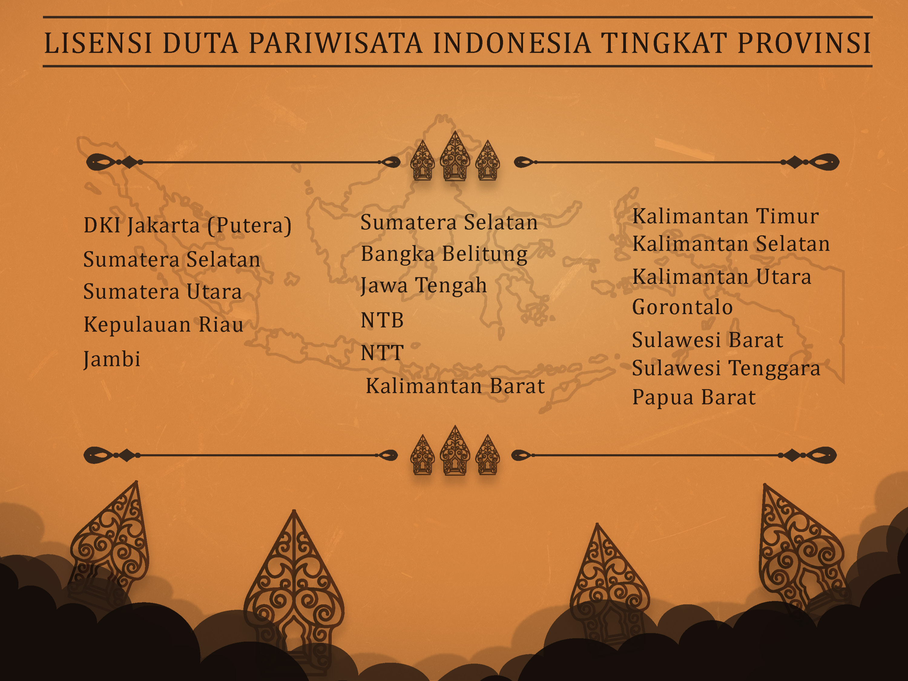 Cover of Instagram feeds Duta Pariwisata Indonesia.