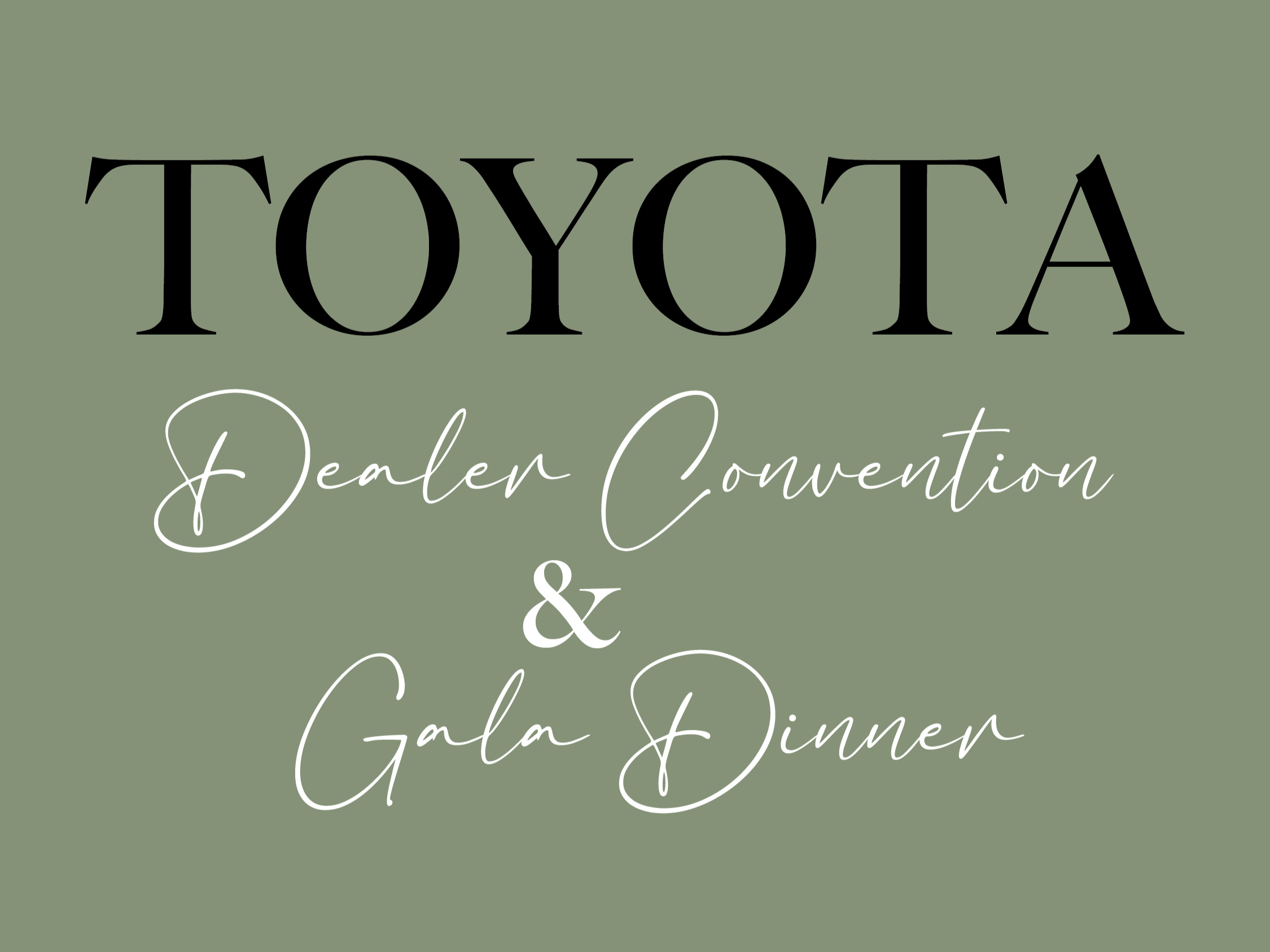 Cover of Toyota Event Project TDC.