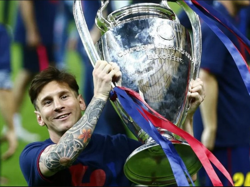 Cover of Lionel Messi's 1 Champions League Trophy!.