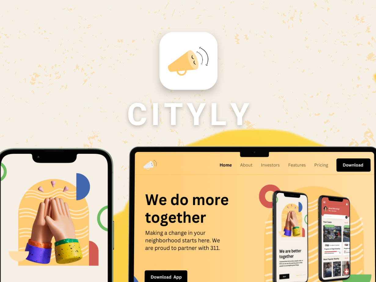 Cover of Cityly | 311 Community Mobilizer App.
