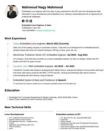 Research / R&D Resume Examples