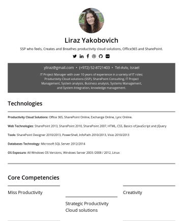 Liraz Yakobovich’s resume